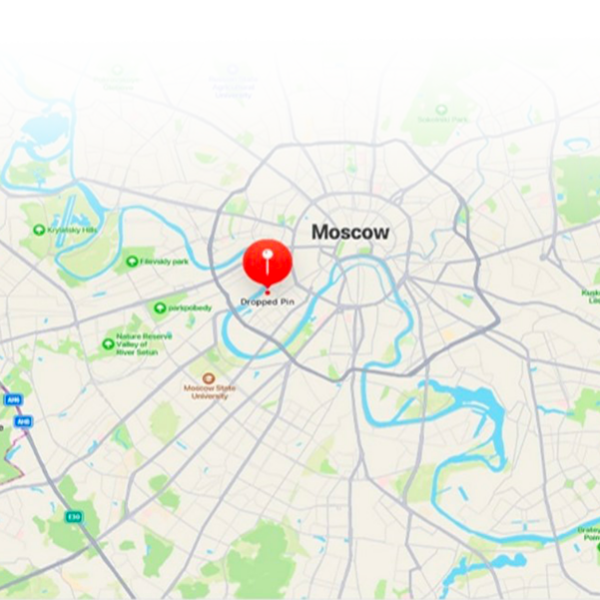 Расположение Иранского торгового центра в Москве